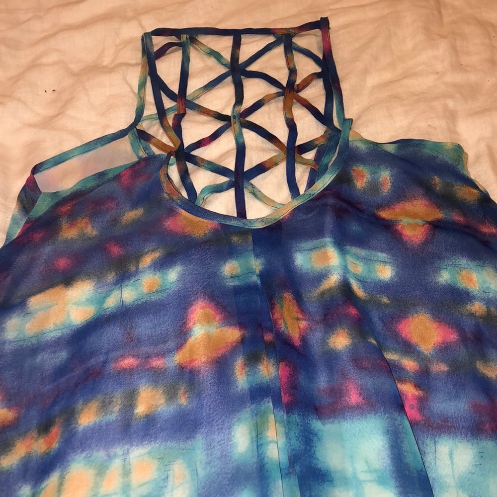 Silky mini dress